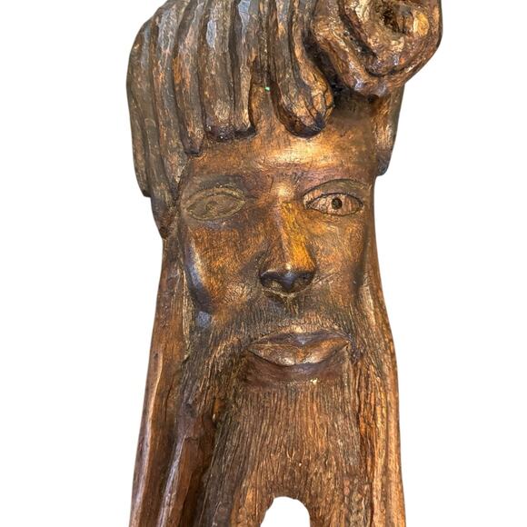 VTG hand made wood tree spirit - Picture 3 of 7